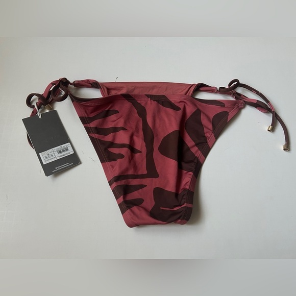 NWT Vitamin A Women's Side-Tie Swim Bikini Bottom Size Medium - Picture 2 of 8